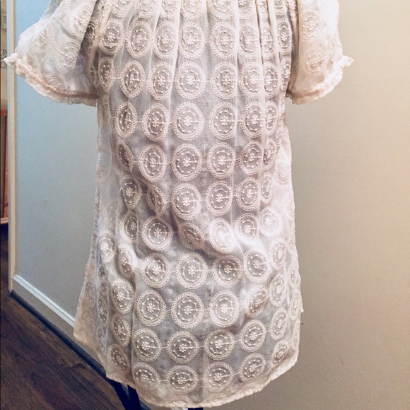 Lucky Brand Boho Peasant Top - Picture 2 of 3